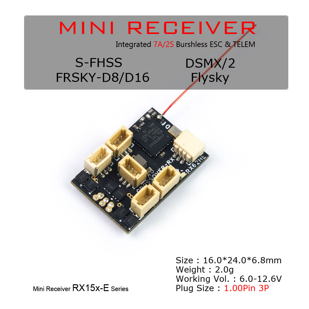Brushless Motor Thrust Test Stand - DW Hobby RX15X-E Series Mini Micro
